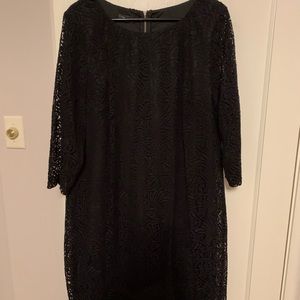Black Lace Dress, size 14W
